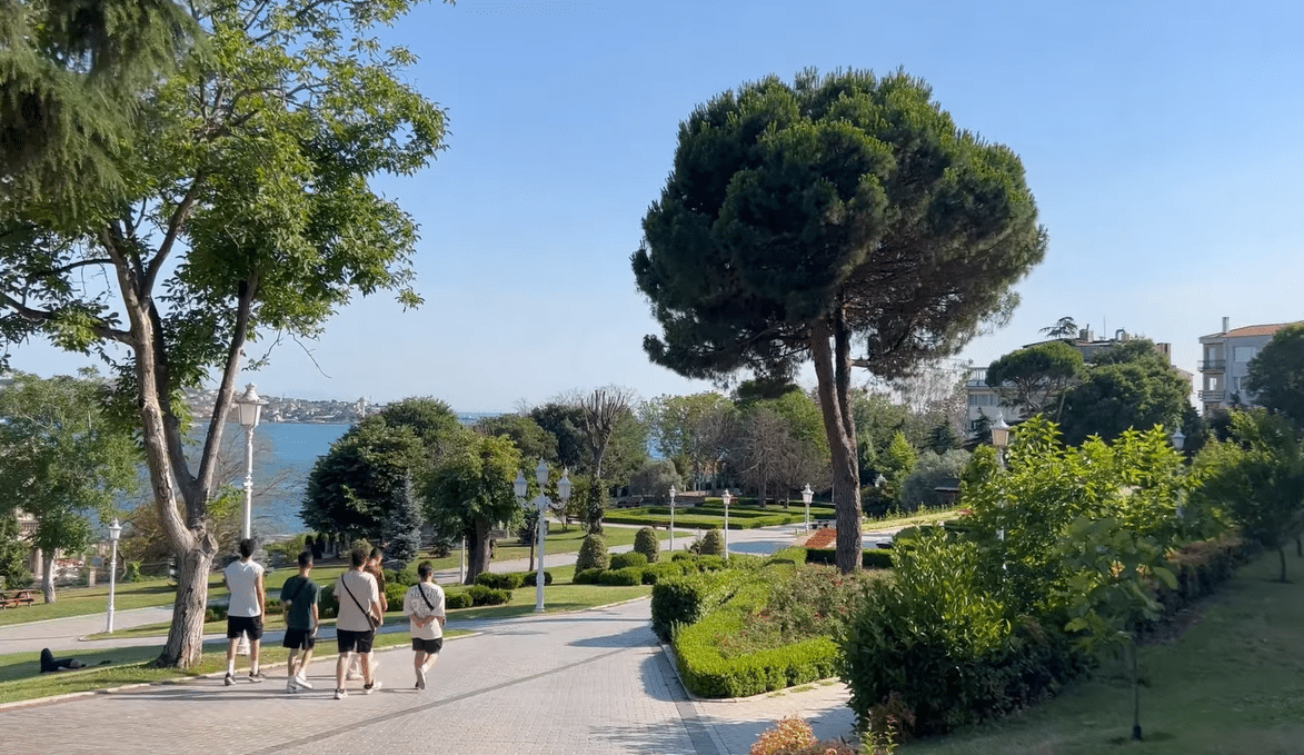 yıldız park Hc La vue sur le Bosphore du Parc de yıldız à Istanbul