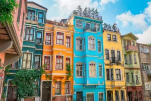 Balat-maison-coloris Balat Istanbul maison colorie